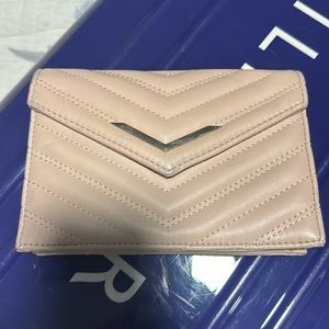 Express blush pink small crossbody purse